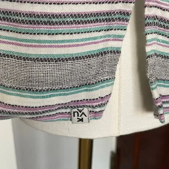 Kavu Womens Hiking Top Outdoor Gorpcore Striped Sleeveless Shirt Boho Size XS - Picture 4 of 7